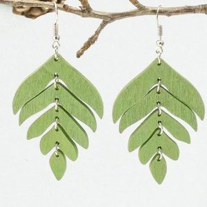Boho Leaf Earrings